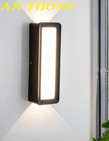  Đèn treo tường hắt sáng 2 đầu trang trí ngoài trời sân vườn 066 