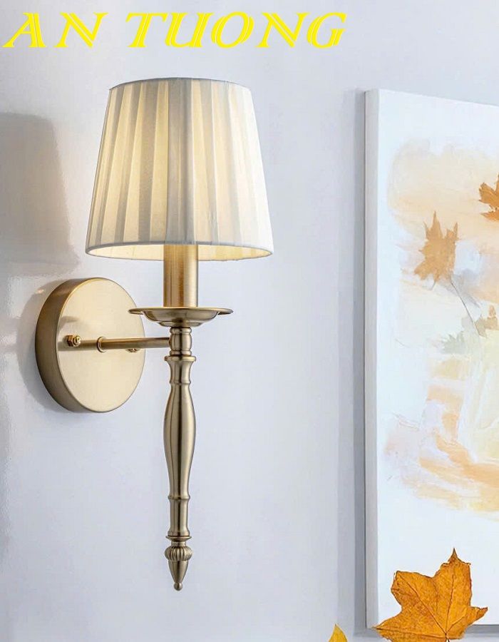 Đèn treo tường tân cổ điển trang trí phòng khách sofa 082