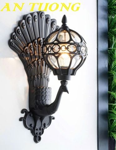  Đèn treo tường cổ điển ngoài trời trang trí mặt tiền ngoại thất 0177 