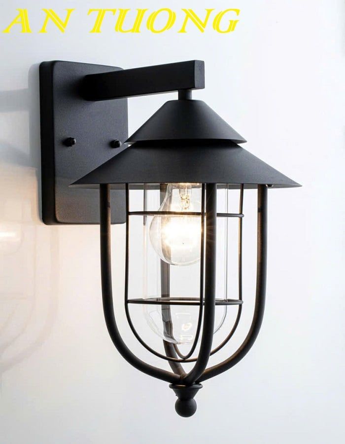 Đèn treo tường cổ điển ngoài trời trang trí ngoại thất sân vườn 0185