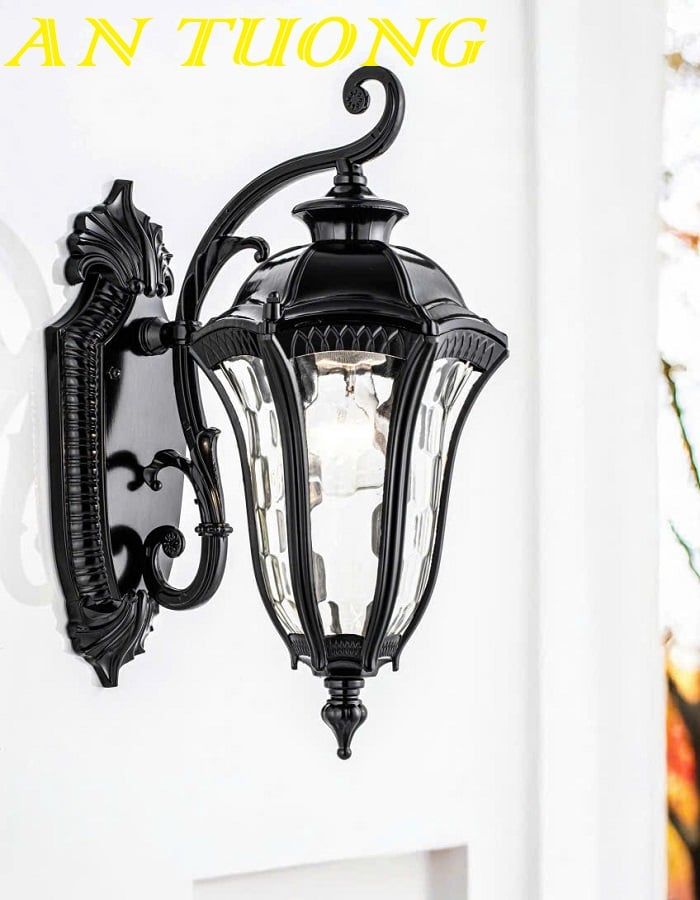Đèn treo tường cổ điển ngoài trời trang trí ngoại thất sân vườn 0197