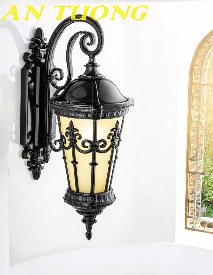 Đèn treo tường cổ điển ngoài trời trang trí ngoại thất sân vườn 0198