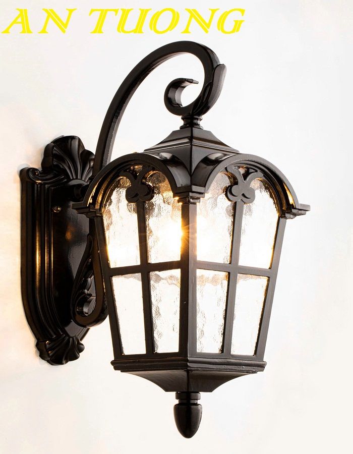 Đèn treo tường cổ điển ngoài trời trang trí ngoài nhà chống nước 002