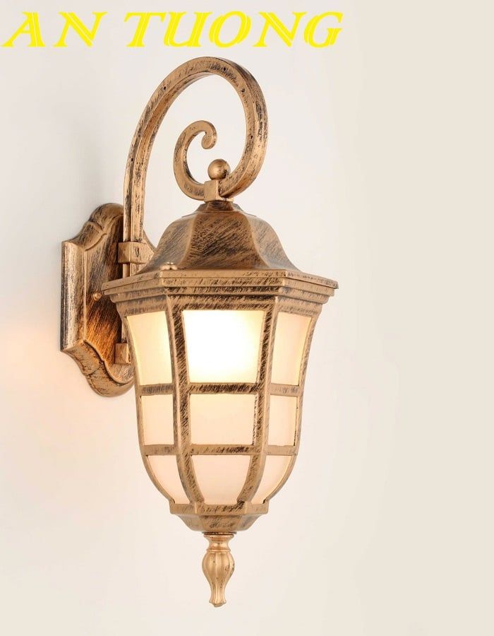 Đèn treo tường cổ điển ngoài trời trang trí ngoài nhà chống nước 003