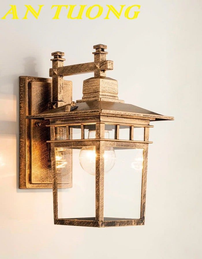 Đèn treo tường cổ điển ngoài trời trang trí ngoài nhà chống nước 006