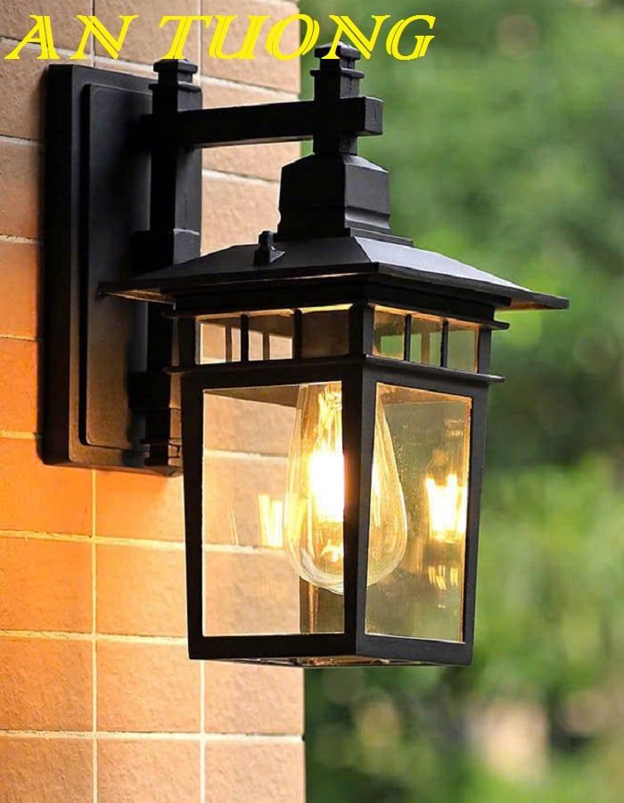 Đèn treo tường cổ điển ngoài trời trang trí ngoài nhà chống nước 049