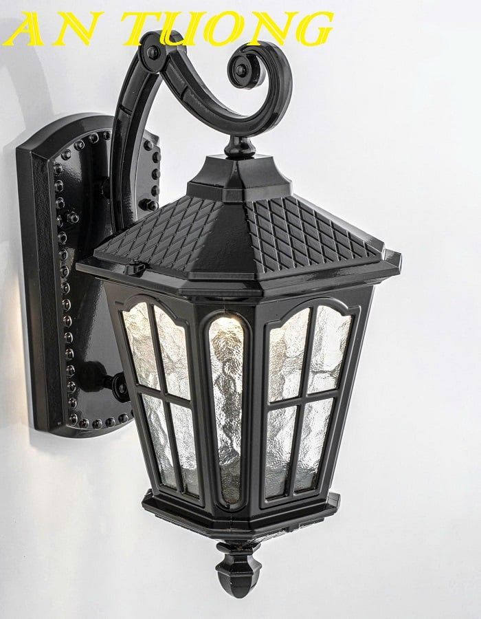 Đèn treo tường cổ điển ngoài trời trang trí ngoài nhà chống nước 083