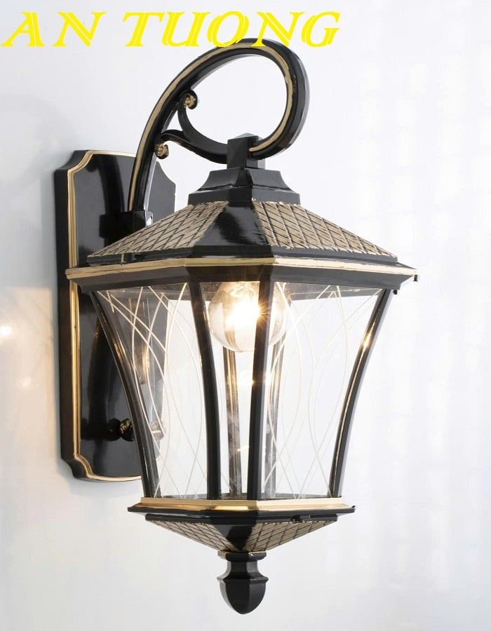 Đèn treo tường cổ điển ngoài trời trang trí ngoài nhà chống nước 085