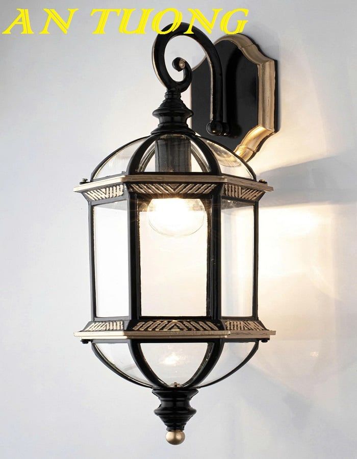 Đèn treo tường cổ điển ngoài trời trang trí ngoài nhà chống nước 086