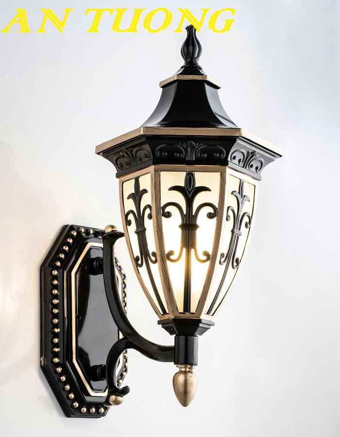 Đèn treo tường cổ điển ngoài trời trang trí ngoài nhà chống nước 088