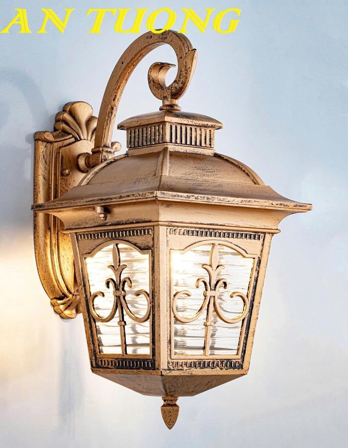 Đèn treo tường cổ điển ngoài trời trang trí ngoài nhà chống nước 116