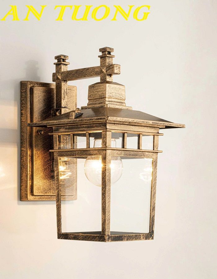 Đèn treo tường cổ điển ngoài trời trang trí ngoài nhà chống nước 117