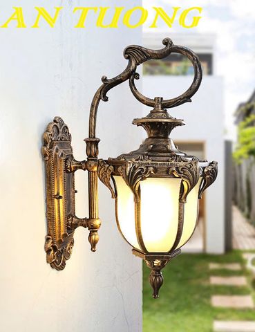 Đèn treo tường cổ điển ngoài trời trang trí ngoài nhà chống nước