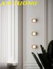 đèn treo tường hình tròn decor trang trí nội thất phòng khách phòng ngủ cầu thang đẹp hiện đại 0223