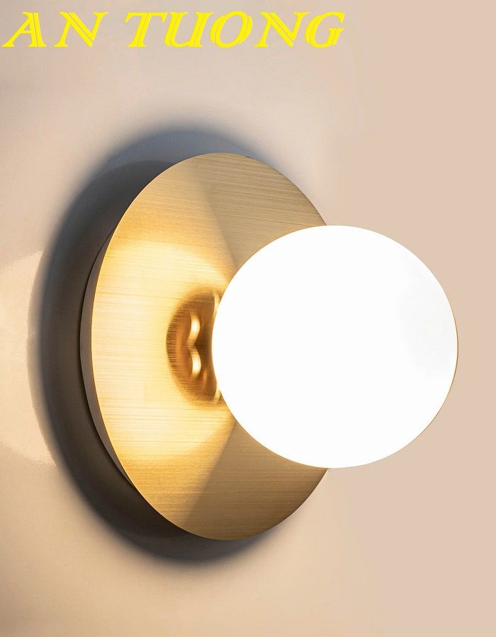 đèn treo tường hình tròn decor trang trí nội thất phòng khách phòng ngủ cầu thang đẹp hiện đại 0230