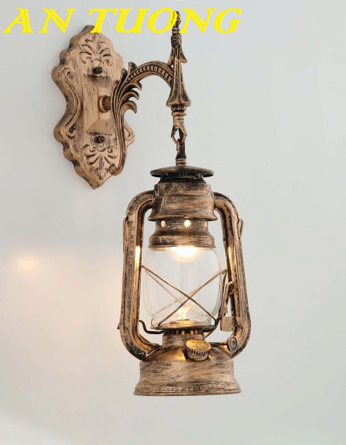 Đèn treo tường kiểu cổ decor trang trí 002