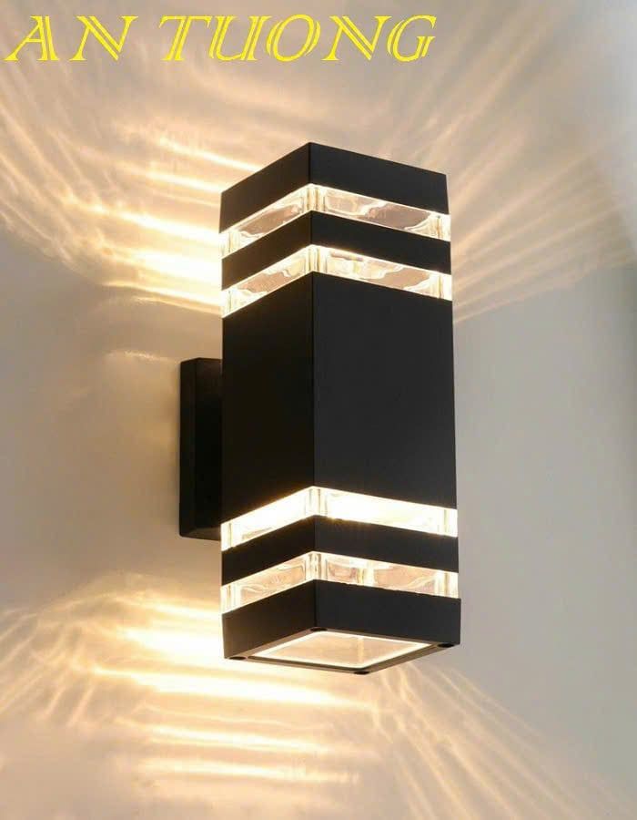 đèn treo tường ngoài trời ngoài nhà chống nước decor trang trí mặt tiền nhà, hàng rào, sân vườn 0010