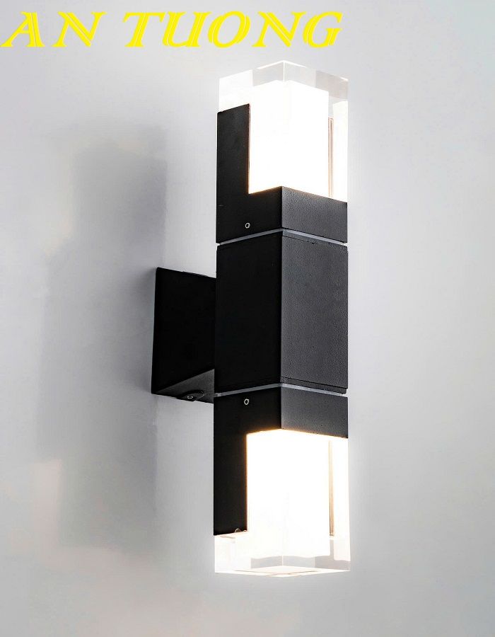 đèn treo tường ngoài trời ngoài nhà chống nước decor trang trí mặt tiền nhà, hàng rào, sân vườn 003