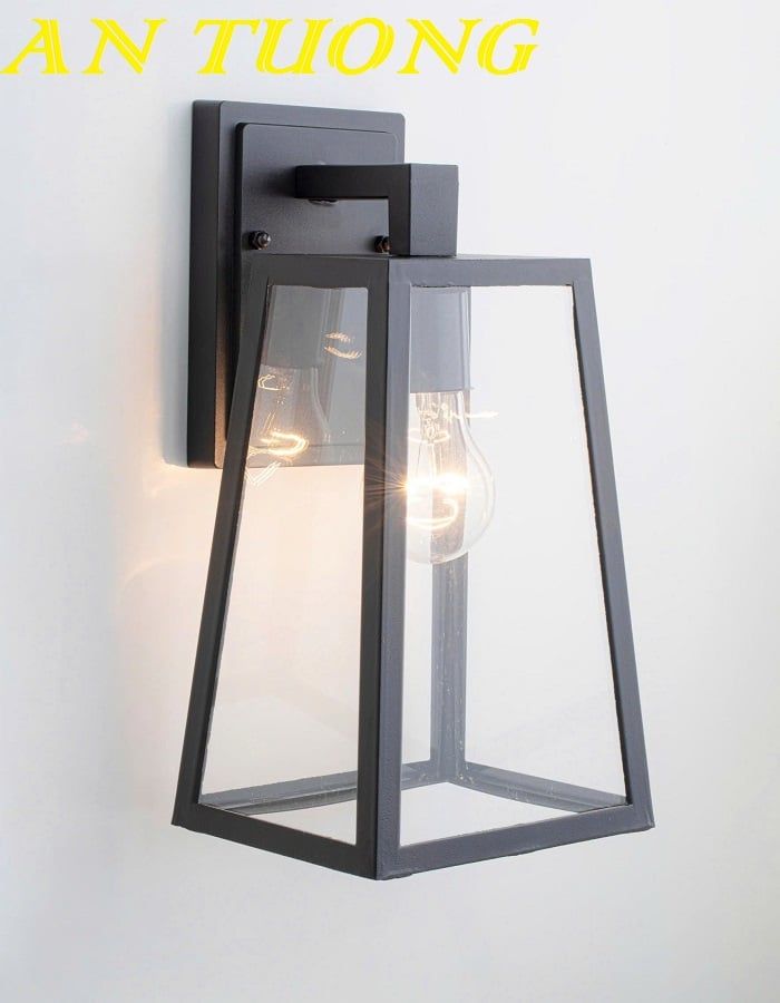 đèn treo tường ngoài trời ngoài nhà chống nước decor trang trí mặt tiền nhà, hàng rào, sân vườn 005