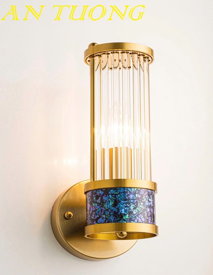 đèn treo tường pha lê decor trang trí nội thất phòng khách phòng ngủ cầu thang đẹp hiện đại 0209