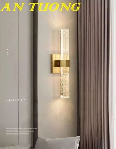 đèn treo tường pha lê trang trí nội thất phòng khách phòng ngủ đẹp hiện đại