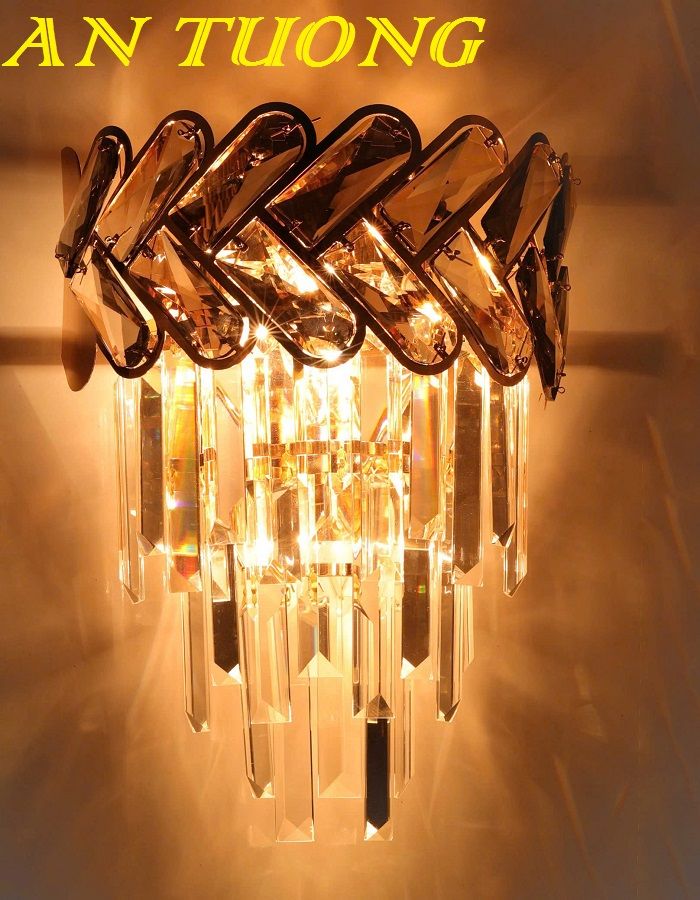 Đèn treo tường pha lê đẹp hiện đại decor trang trí nội thất 001