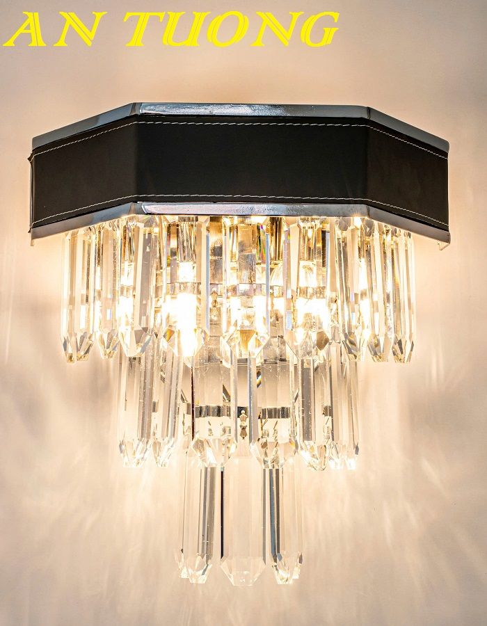 Đèn treo tường pha lê đẹp hiện đại decor trang trí nội thất 008