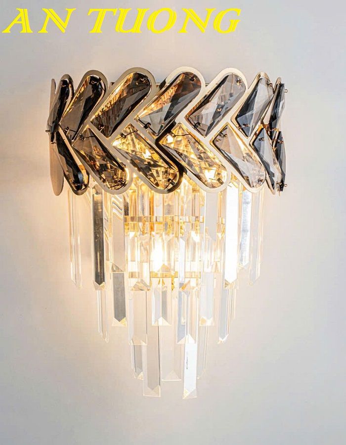 Đèn treo tường pha lê đẹp hiện đại decor trang trí nội thất 026