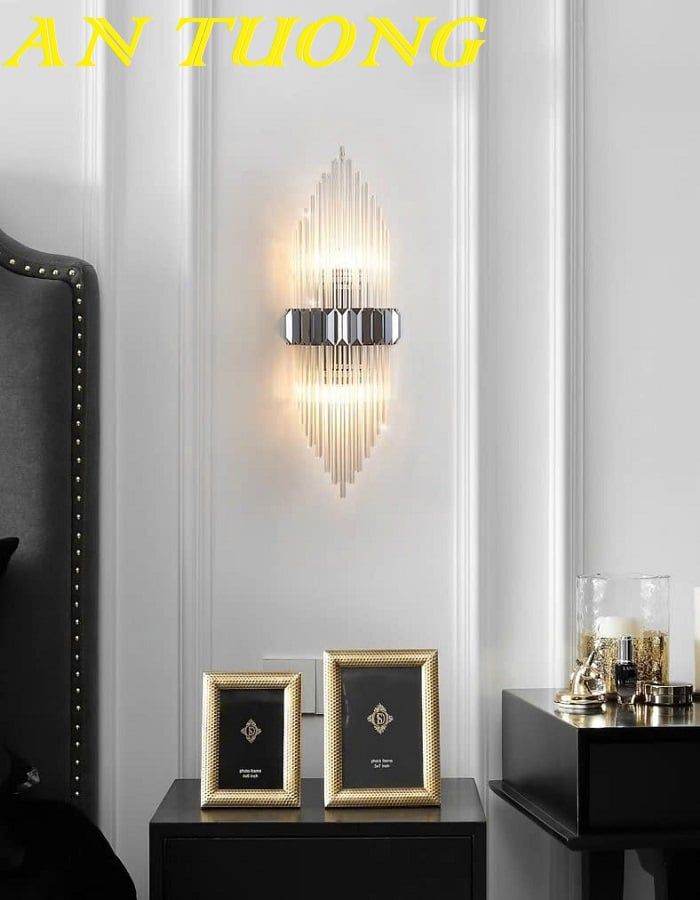 Đèn treo tường pha lê đẹp hiện đại decor trang trí nội thất 029