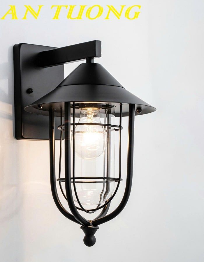 Đèn treo tường trang trí ngoài trời cổ điển chống nước 0165