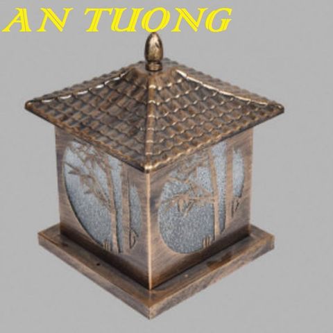  Đèn trụ cổng đẹp 200x200 trang trí hàng rào sân vườn ngoài trời chống nước 002 