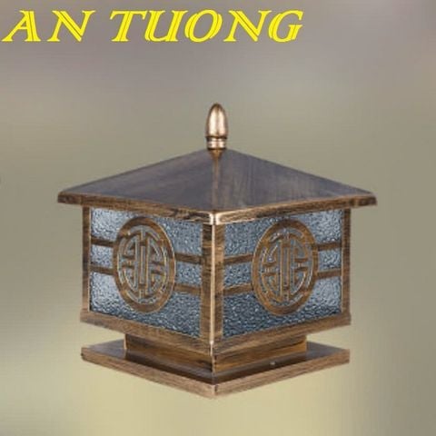  Đèn trụ cổng đẹp 200x200 trang trí hàng rào sân vườn ngoài trời chống nước 003 