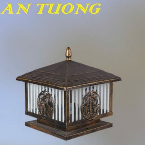  Đèn trụ cổng đẹp 200x200 trang trí hàng rào sân vườn ngoài trời 005 