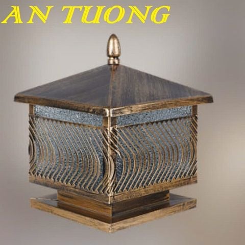 Đèn trụ cổng đẹp 250x250 trang trí hàng rào sân vườn ngoài trời 004 