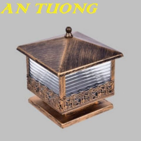  Đèn trụ cổng đẹp 250x250 trang trí hàng rào sân vườn ngoài trời 006 