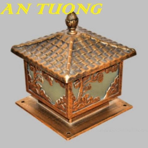  Đèn trụ cổng đẹp 400x400 trang trí hàng rào sân vườn ngoài trời 007 