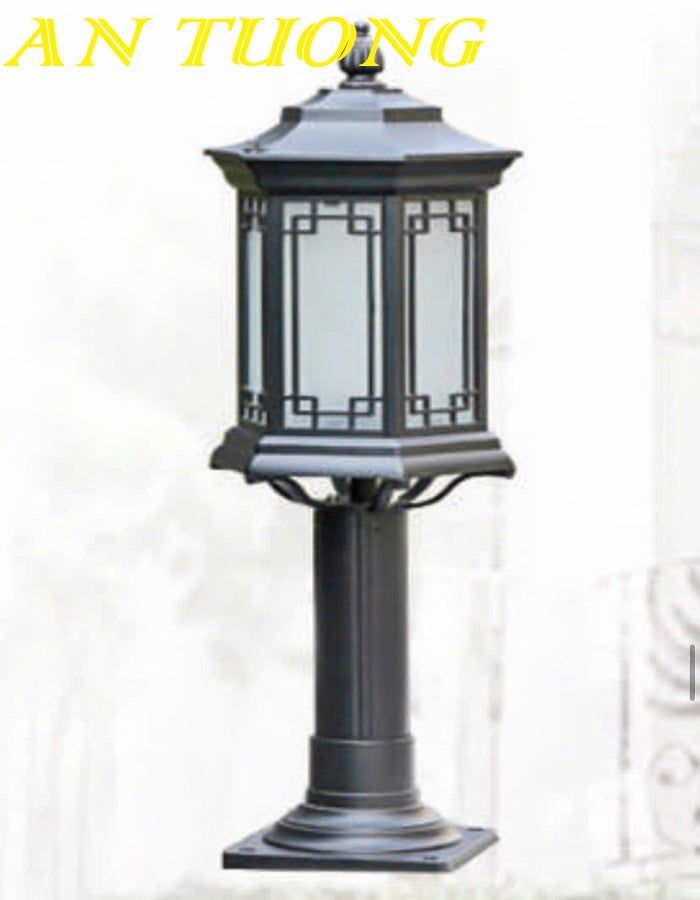 Đèn trụ cổng đẹp trang trí hàng rào sân vườn ngoài trời 005