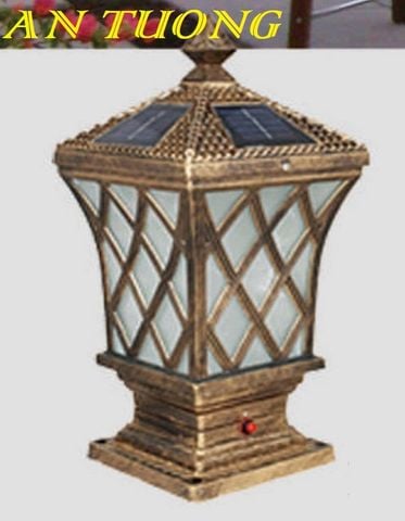 Đèn trụ cổng đẹp trang trí hàng rào sân vườn ngoài trời