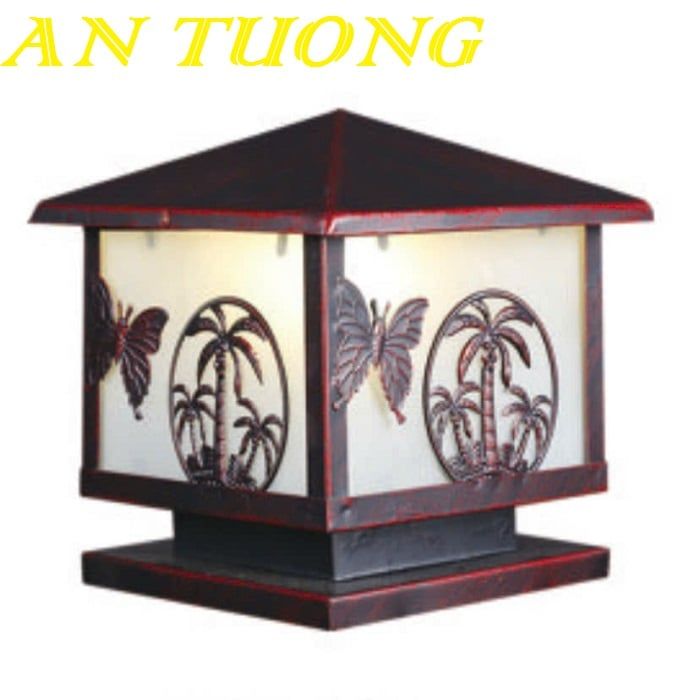 Đèn trụ cổng đẹp trang trí hàng rào sân vườn ngoài trời chống nước 010