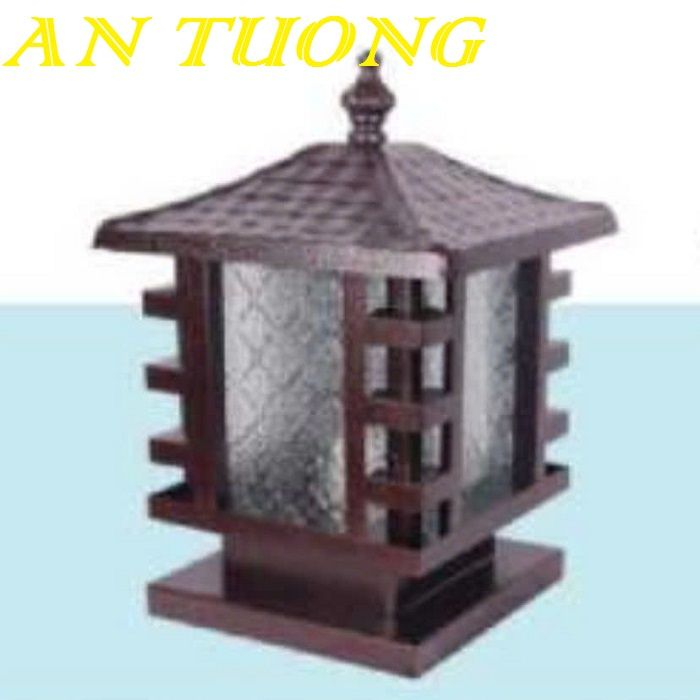 Đèn trụ cổng đẹp trang trí hàng rào sân vườn ngoài trời 004