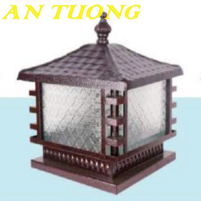Đèn trụ cổng đẹp trang trí hàng rào sân vườn ngoài trời 006
