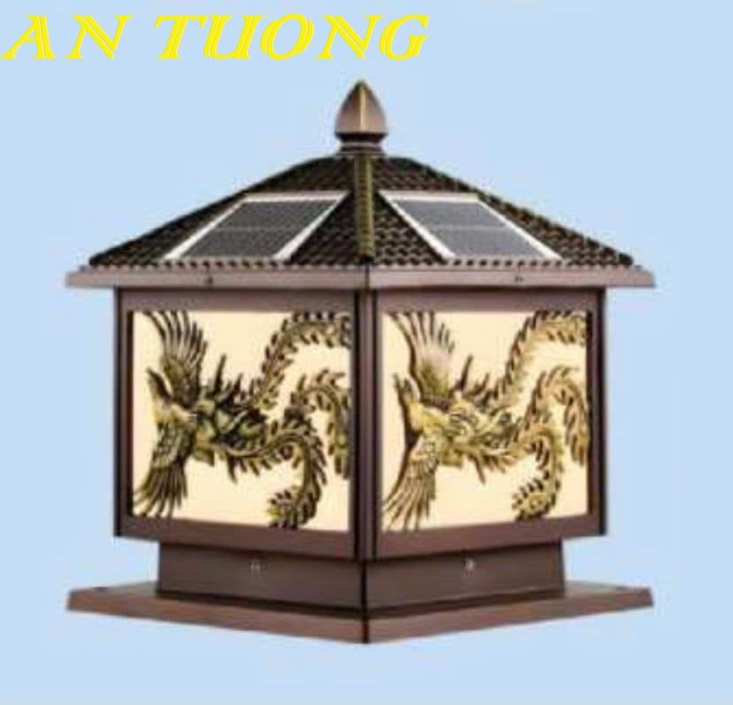 Đèn trụ cổng năng lượng mặt trời 001