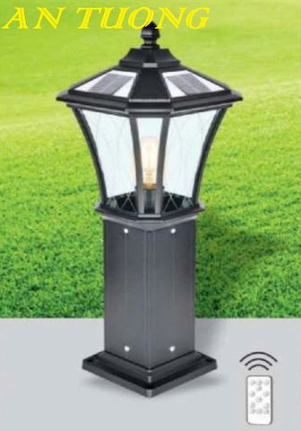 Đèn trụ sân vườn năng lượng mặt trời trang trí ngoài trời