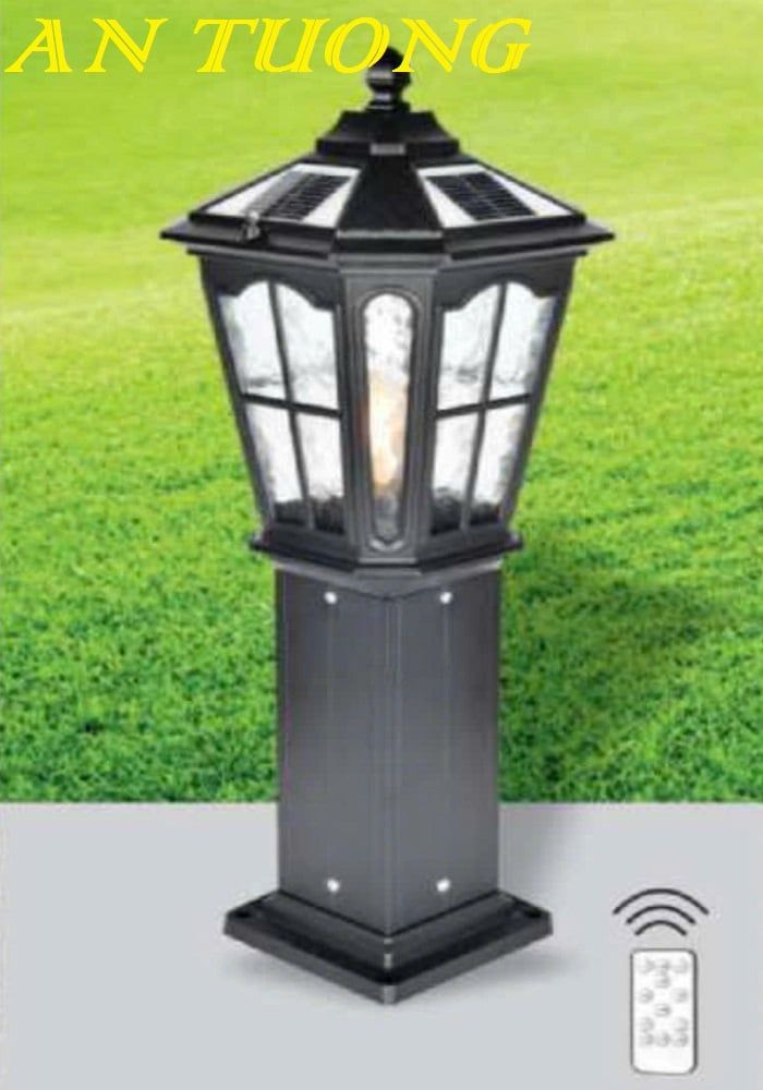 Đèn trụ sân vườn năng lượng mặt trời trang trí ngoài trời 010