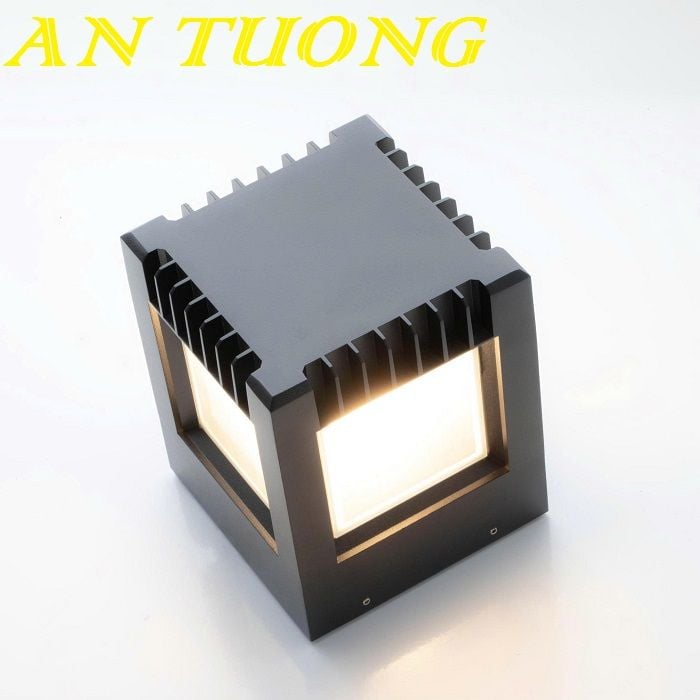 Đèn trụ vuông trang trí hàng rào sân vườn ngoài trời chống nước 002