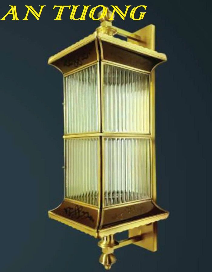 Đèn tường cổ điển ngoài trời ngoại thất bằng đồng cao cấp 072
