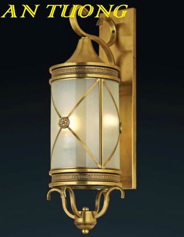 Đèn tường cổ điển ngoài trời ngoại thất bằng đồng cao cấp