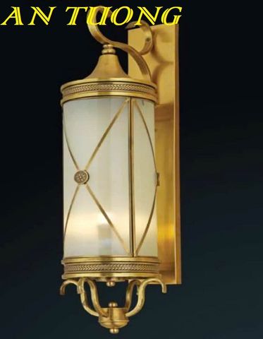  Đèn tường cổ điển ngoài trời ngoại thất bằng đồng cao cấp 073 