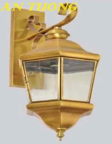 Đèn tường cổ điển ngoài trời ngoại thất bằng đồng cao cấp