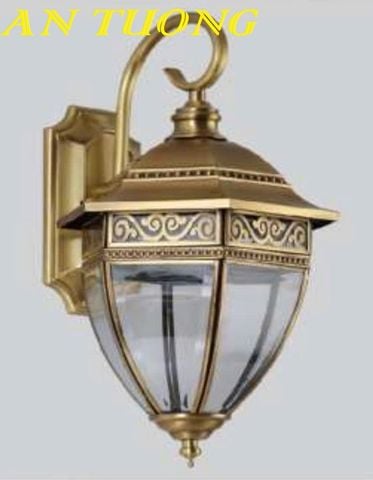 Đèn tường cổ điển ngoài trời ngoại thất bằng đồng cao cấp